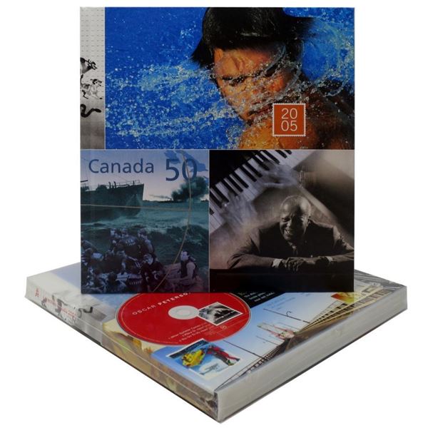 Canada Post Collection - 2005 Stamp Album- Collective Postage Value $38.75, includes every stamp des