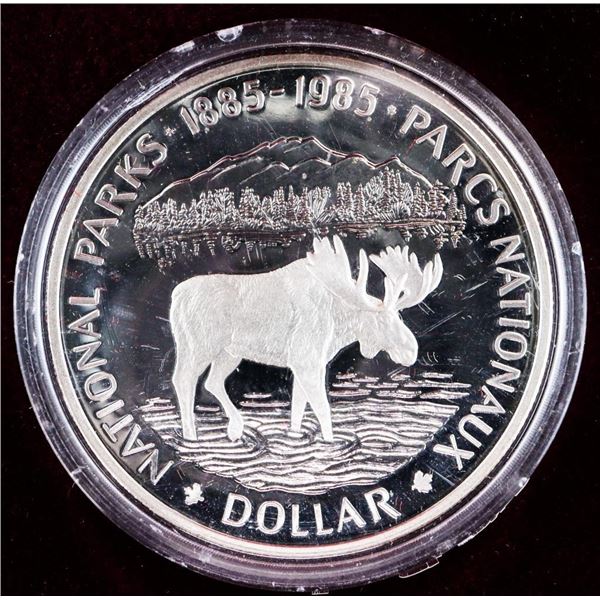 Canada 1885-1985 Cased Silver Dollar