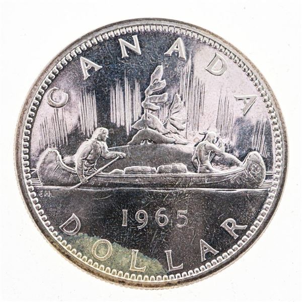 1965 Canada Silver Dollar Coin