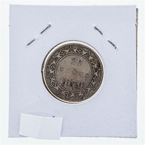 NFLD 1870 Twenty cents