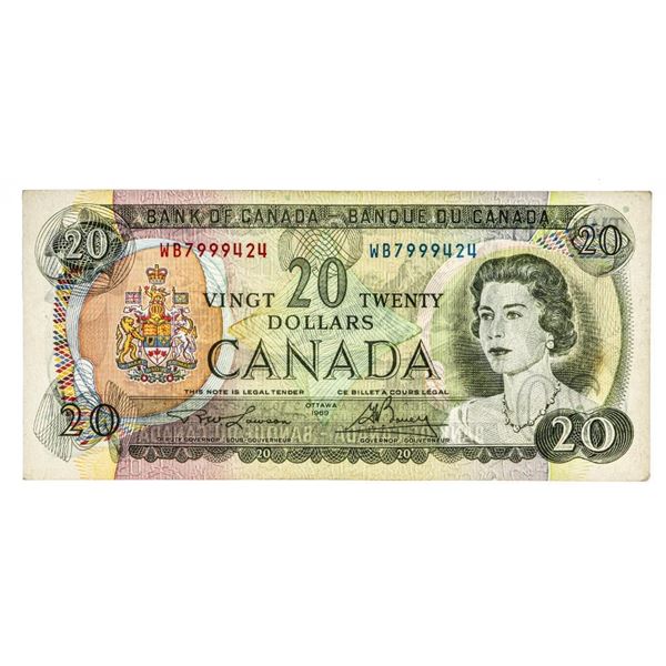 Bank of Canada 1969 $20
