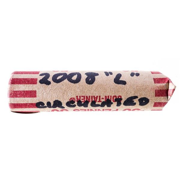 Canada 2008 - Logo Steel One Cent Coin Roll of 50 Coins1