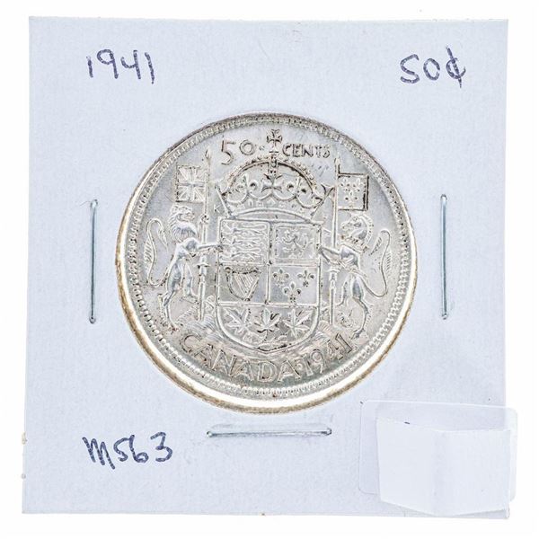 1941 Canada Silver 50 Cents -MS63
