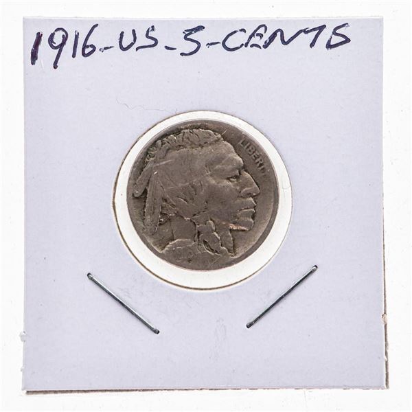 1916 USA Indeian/Buffalo 5 Cents