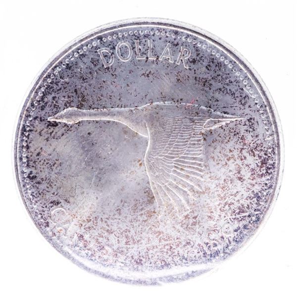 Canada, 1967 Silver Dollar MS65 ICCS