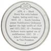 Image 2 : Sterling Silver Medallion - South Carolina Votes For Nullification" 1832