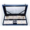 Image 1 : The Queen's 80th Birthday Celebration in Fine Pure Silver, 13 Coins in Total, 9 Coins are all ICCS -