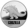 Image 1 : .9999 Fine Pure Silver Round  GODZILLA 1oz.ASW