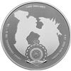 Image 2 : .9999 Fine Pure Silver Round  GODZILLA 1oz.ASW