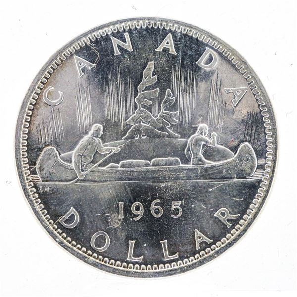 1965 Canada Silver Dollar MS64 ICCS1