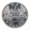 Image 1 : 1965 Canada Silver Dollar MS64 ICCS1