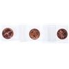 Image 1 : Group of 3 Canada One Cent Coins - 1964 MS64, 1964 PL65, 1967 MS 64 - All ICCS