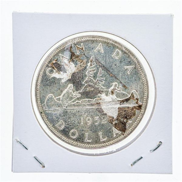 1952 Canada Silver Dollar Coin