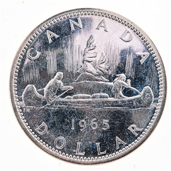 1965 Canada Silver Dollar Coin