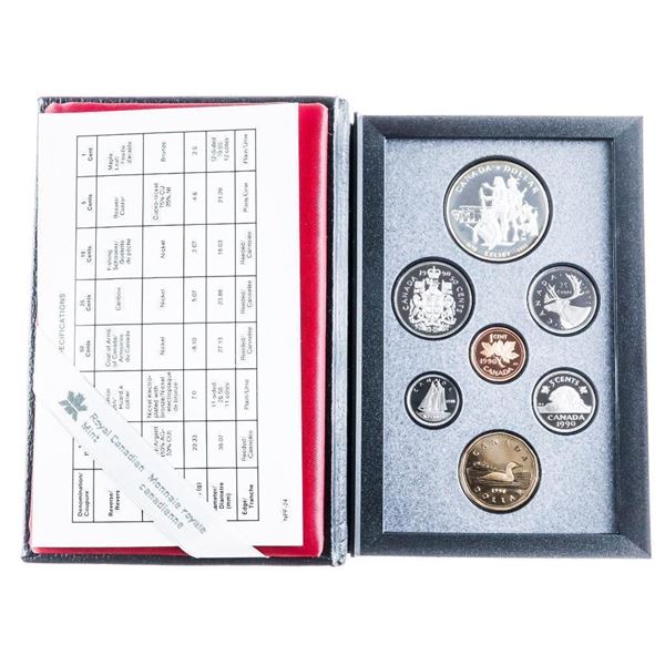 RCM 1990 Proof Coin Set w/ Silver Dollar