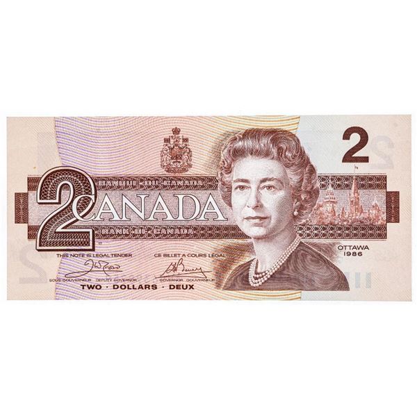 Canada 1986 $2 (AUG) AU