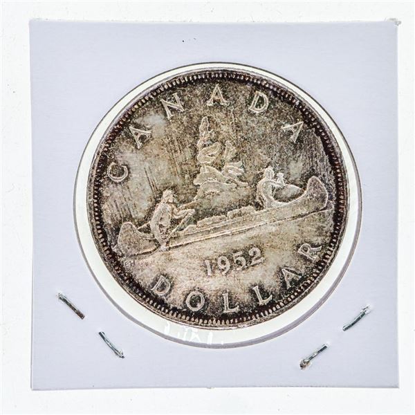 1952 Canada Silver Dollar Coin