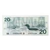 Image 2 : Bank of Canada 1991 $20 CH UNC (EVD)