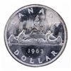 Image 1 : 1963 Canada Silver Dollar PL66  ICCS1