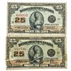Image 1 : Lot 2 Dominion of Canada Twenty Five Cents - 2 Signature Sets