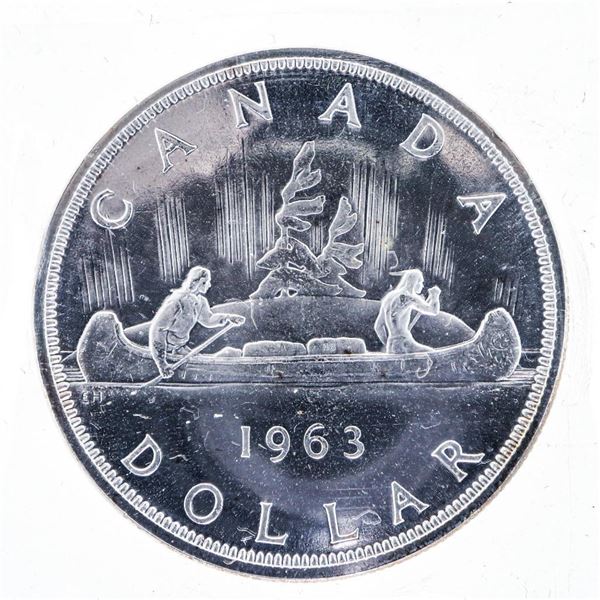 1963 Canada Silver Dollar PL66 ICCS1