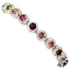 Image 1 : Natural Multi Color  Tourmaline Bracelet