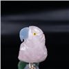 Image 2 : Natural Stone Handcarved Quartz Bird