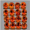 Image 1 : Natural Golden Orange Citrine 40 Pcs (Flawless-VVS1}