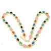 Image 2 : Natural Stunning Ethopian Multi Color Opal Neckace