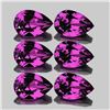 Image 1 : Natural Purple Rhodolite Garnet 6 Pcs-Flawless-VVS