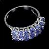 Image 2 : Natural Blue Tanzanite Ring