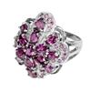 Image 2 : Natural  Pink Rhodolite Garnet Ring