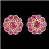 Image 1 : Natural Pink Topaz Earrings