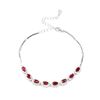 Image 2 : Natural Oval Red Ruby  Bracelet