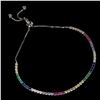 Image 2 : Natural Multi Color  Cz Bracelet