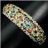 Image 1 : Natural Fancy Sapphire Chrome Diopside Bangle