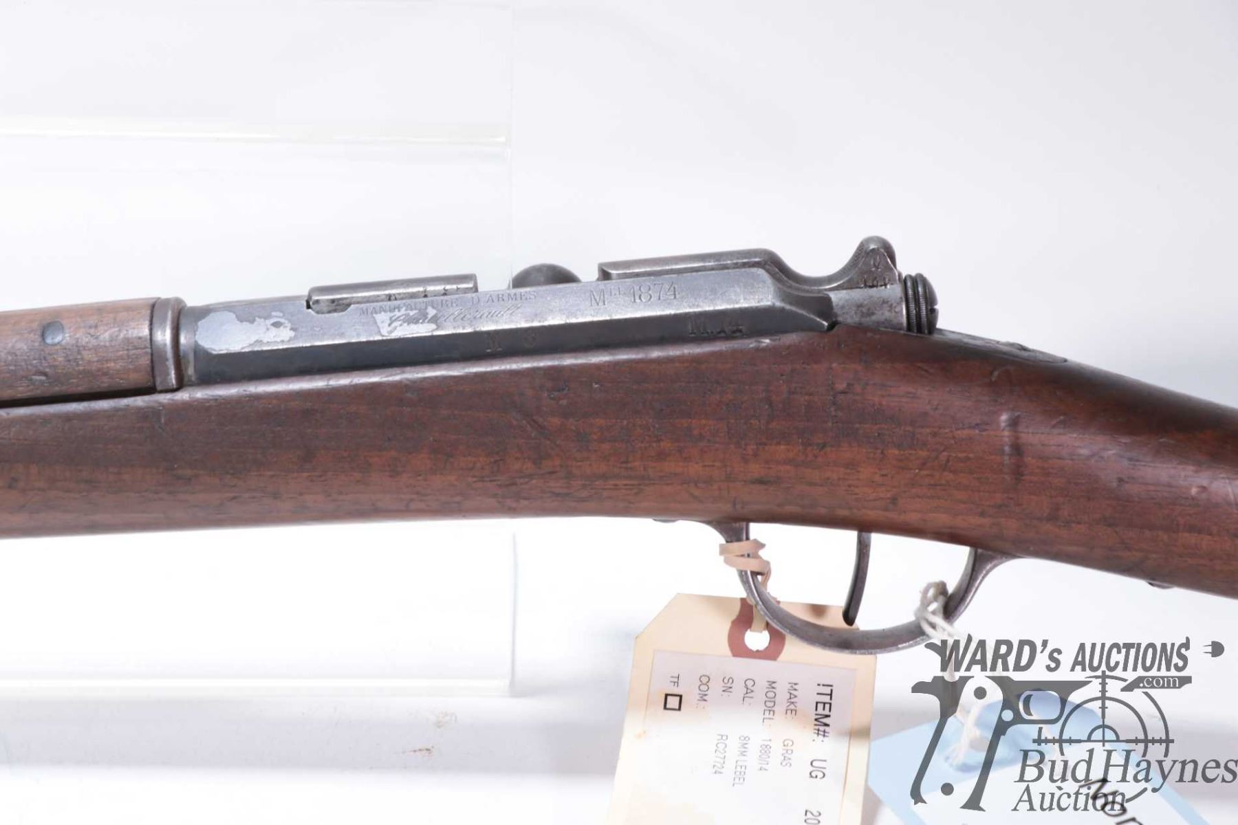 Non-Restricted rifle Fusil Gras Modele model 1874, 8X50mm Lebel Single ...