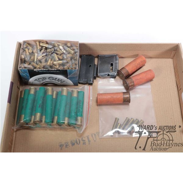 Box Magazine Round 300 rounds of .22 LR, 21 count of .410 shotgun rounds, two detachable ...