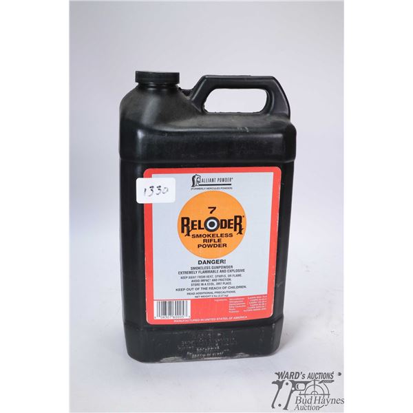 Full 5 lbs. container of Relliant 7 Reloader smoke-less powder