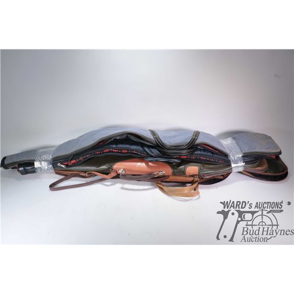 Five soft rifle cases