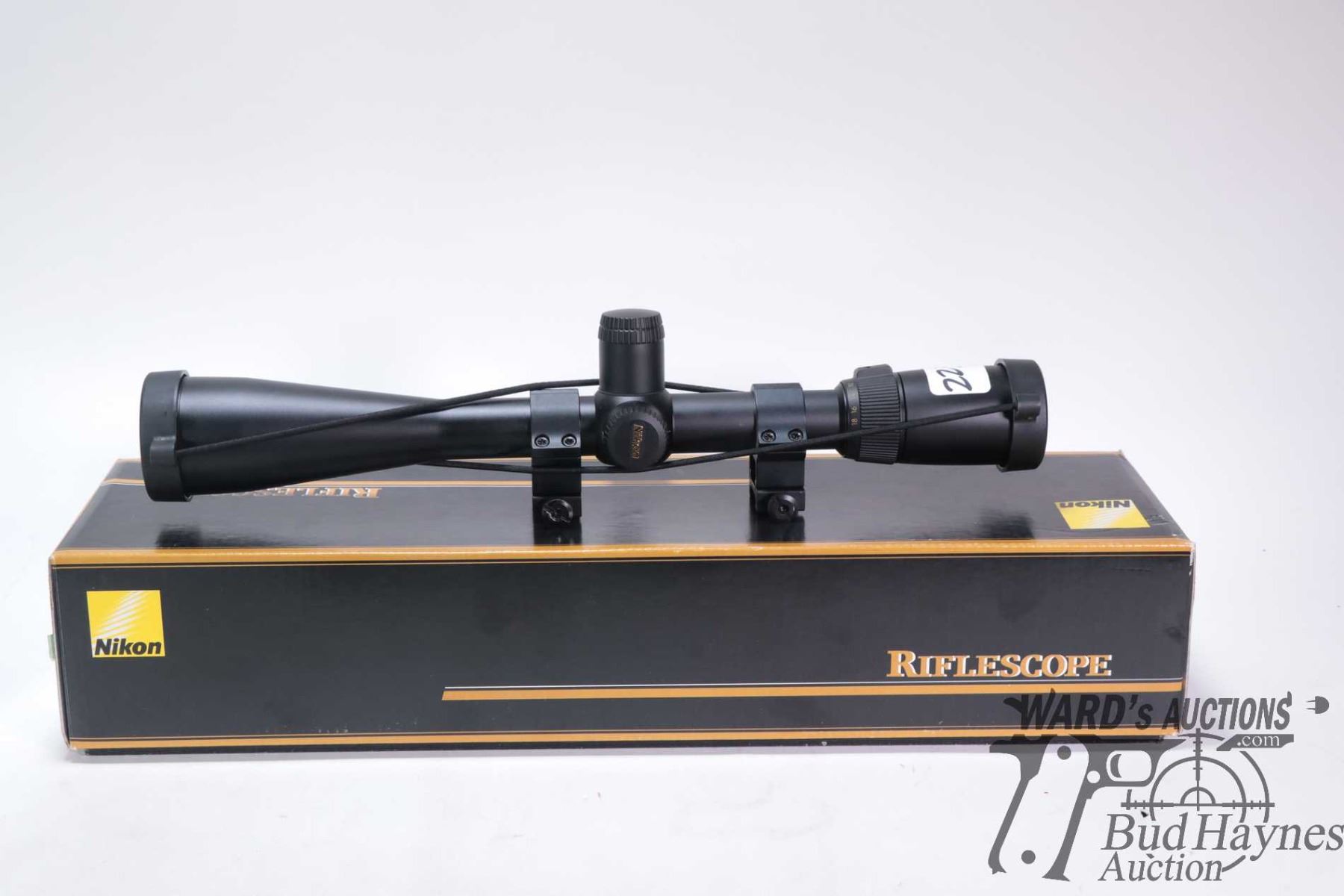 Nikon Buckmaster 6-18X40 side focus scope in matte black with BDC ...