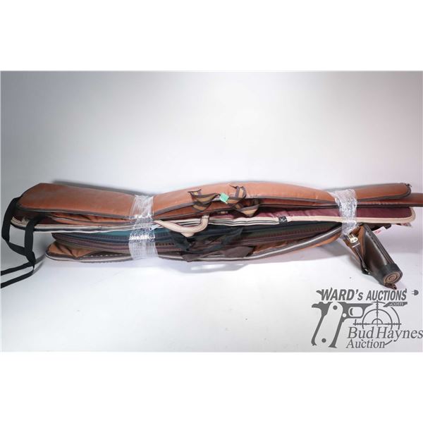 Six soft rifle cases