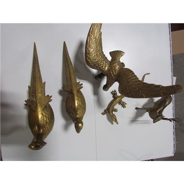 5 Brass Animals