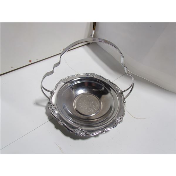 Chrome Tray with handle