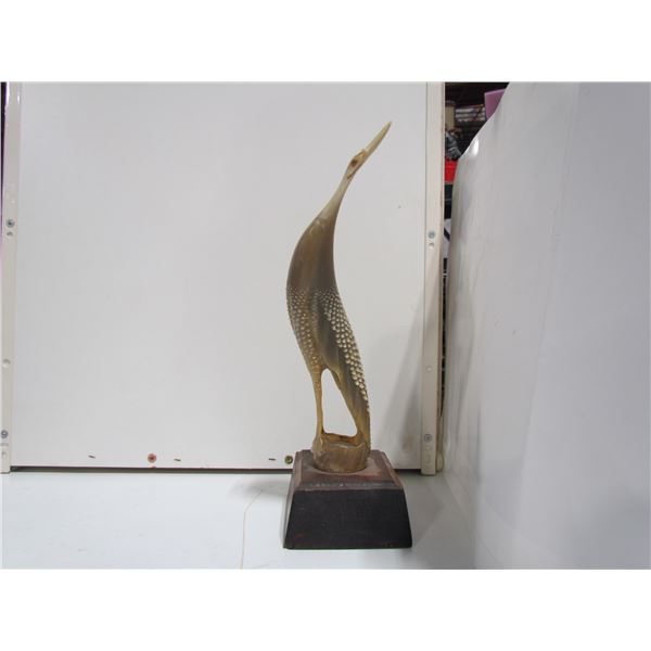 Carved Peacock Statue