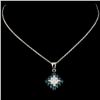 Image 1 : 0.55ctw Diamond Pendant in 14K Gold