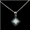 Image 2 : 0.55ctw Diamond Pendant in 14K Gold