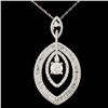 Image 2 : 1.83ctw Diamond Pendant in 18K Gold