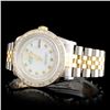 Image 1 : 36mm wristwatch 3.00ct diamonds Rolex DateJust