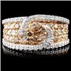 Image 2 : 2.45ctw Fancy Diamond Ring in 14K Gold